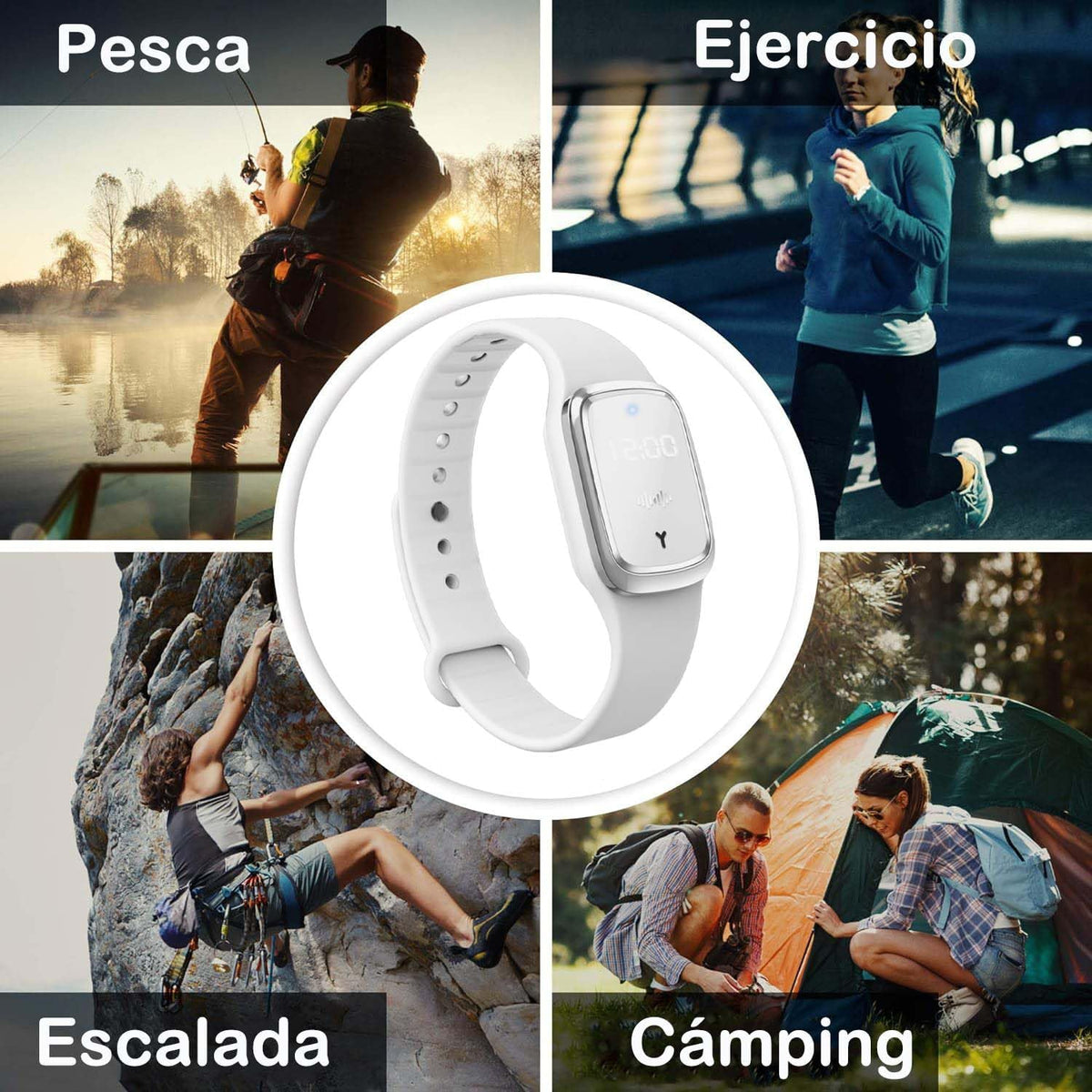 Pulseras Repelente de Mosquitos Ultrasónico