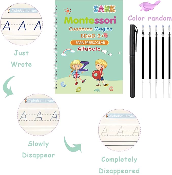 Cuaderno mágico de escritura para Niños 4und INGLES