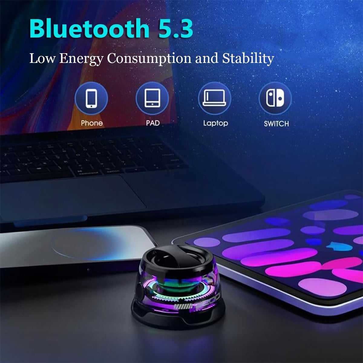 Altavoz Bluetooth magnético multifuncional