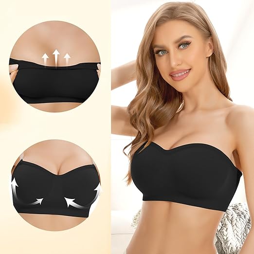 Sujetador Push-Up Sin Tirantes