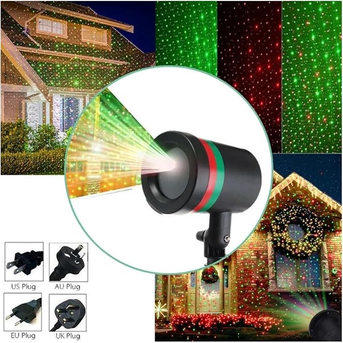 Proyector de Luces Navideñas para Exterior