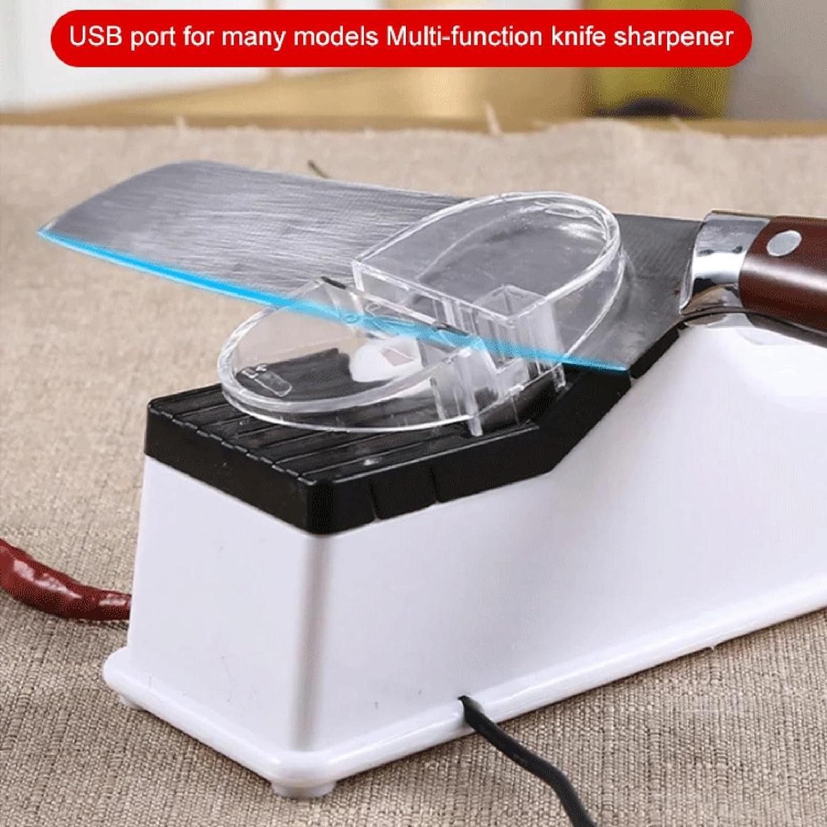 Afilador de Cuchillos Eléctrico 4 en 1