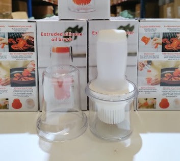 Botella de aceite con cepillo de silicona