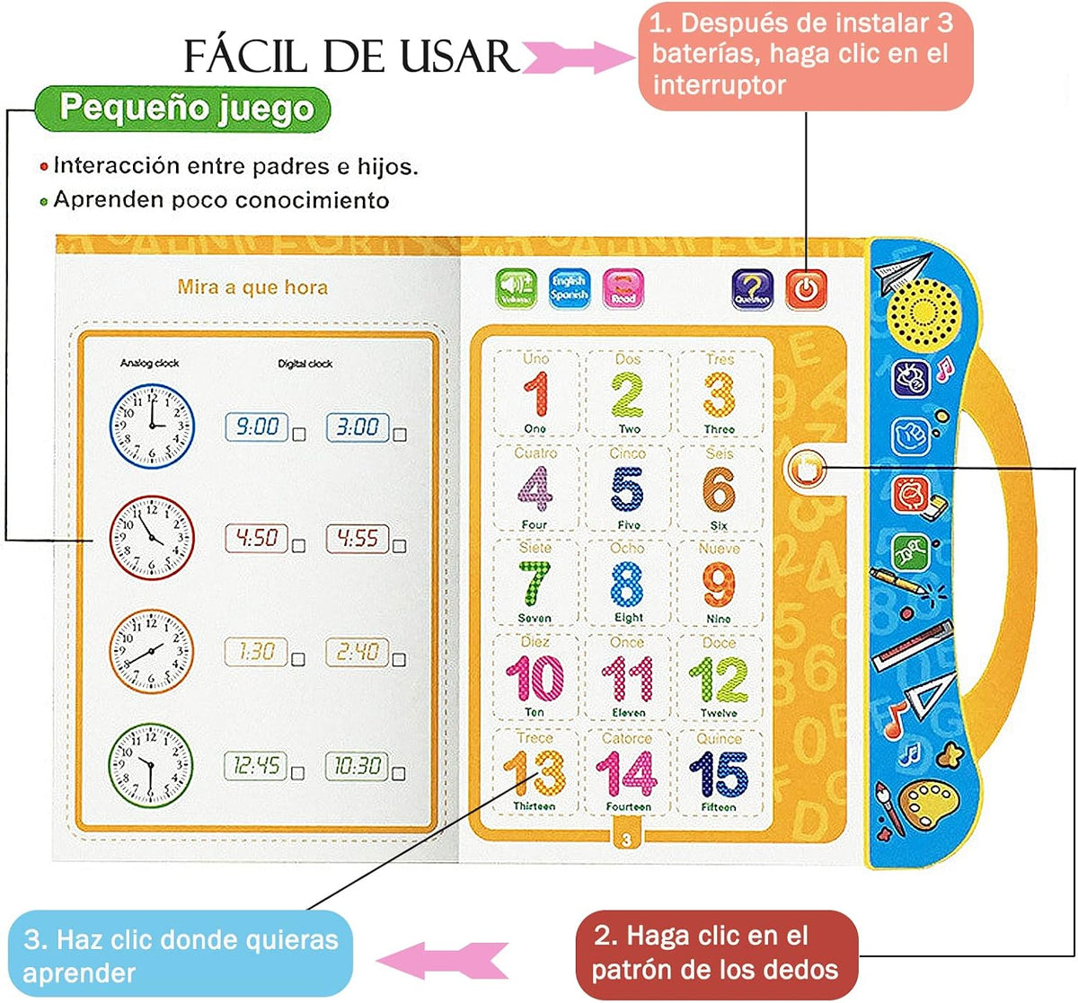 Libro Interactivo de Lectura con Audio