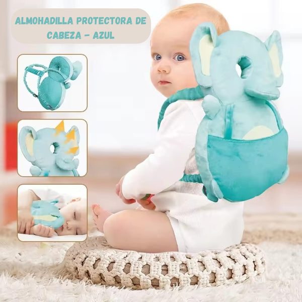 Almohadilla Anticaídas para Bebé – Azul