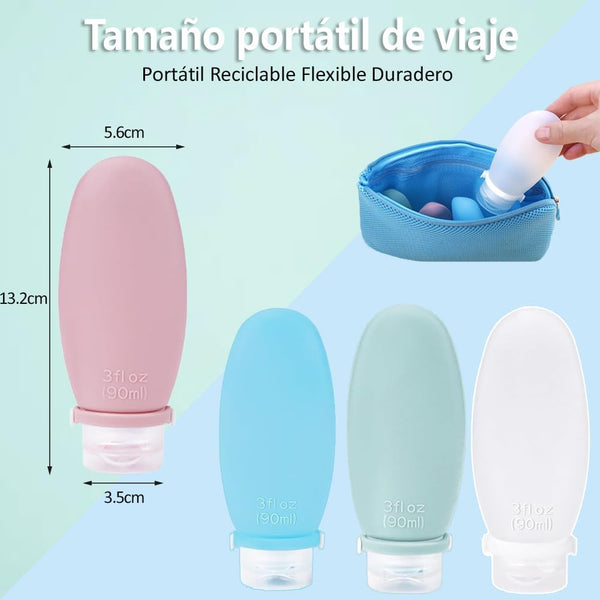 Set de 4 Botes de Viaje