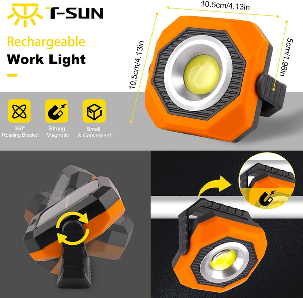 Luz Solar LED COB Magnética 20 W