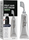 Crema para el cabello con peine para cubrir canas