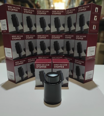 Tapón de botella de vino al vacío