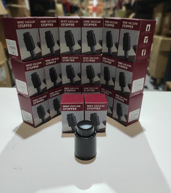 Tapón de botella de vino al vacío