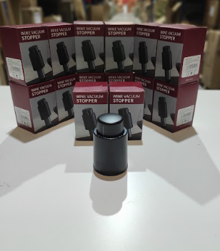 Tapón de botella de vino al vacío