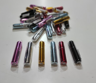 Pack 3 atomizador recargable perfume 5ml (color surtido)