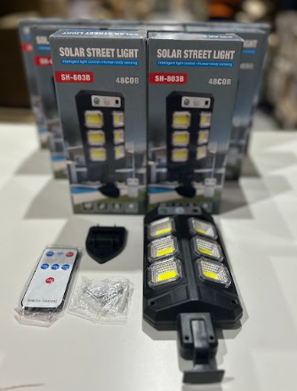 Luz solar de pared con mando 72 LED