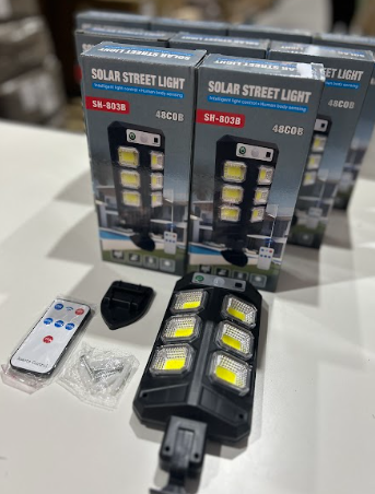 Luz solar de pared con mando 72 LED