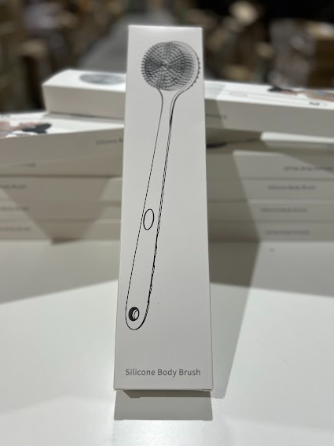 Cepillo de silicona para limpieza de ducha