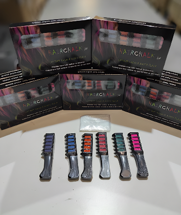Tinte para el cabello lavable 6 colores