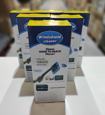 Mango extensible limpia cristales para coche