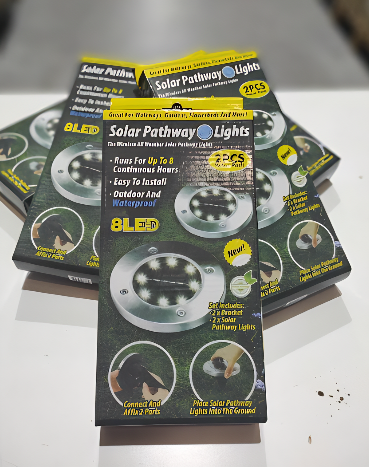 Luces solares para jardín 2pcs 8LED