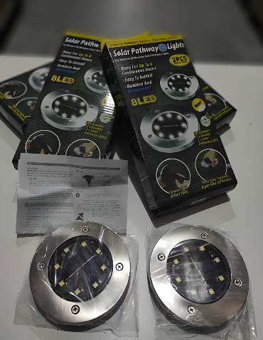 Luces solares para jardín 2pcs 8LED