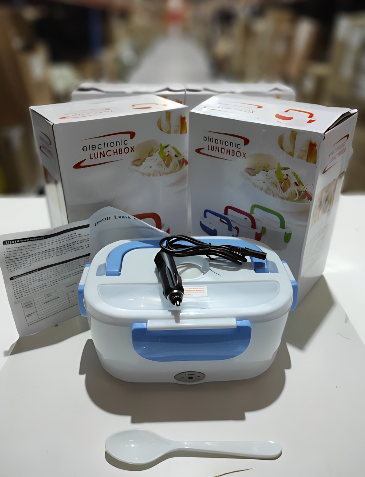 Fiambrera Electrica 40w azul enchufe de coche