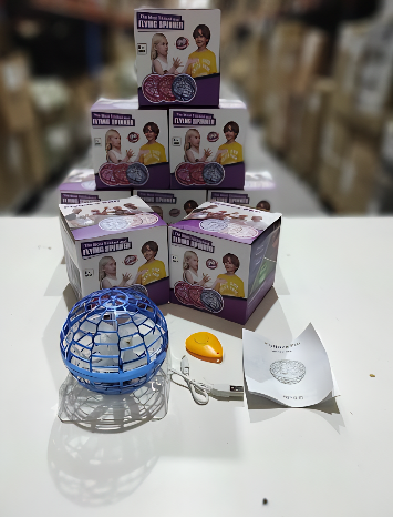 Mini Dron Bola Giratoria Mágica Azul