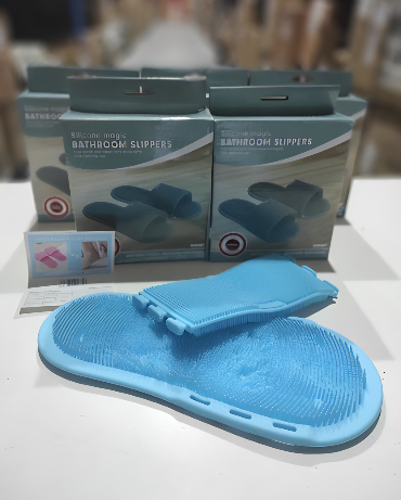 Zapatilla exfoliante 1und azul