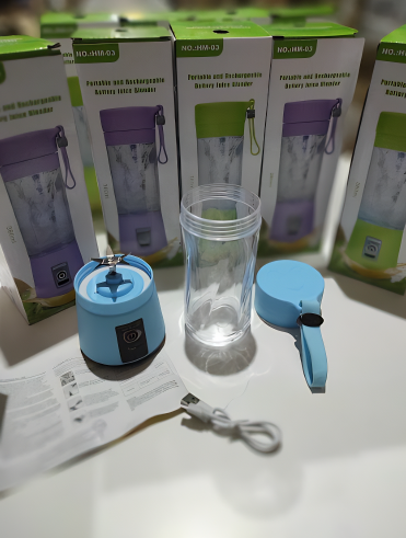 Batidora Licuadora Portable Azul