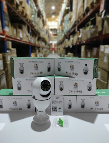 Cámara de seguridad inalámbrica adaptador bombilla