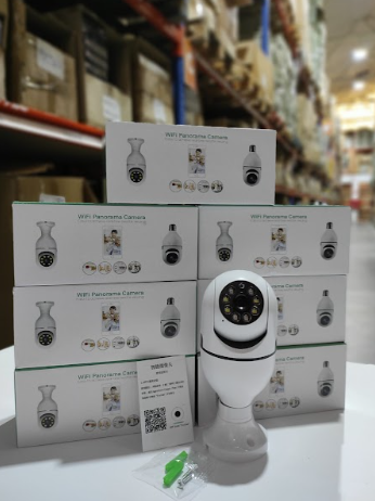 Cámara de seguridad inalámbrica adaptador bombilla