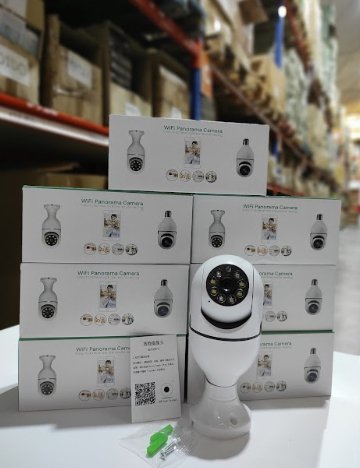 Cámara de seguridad inalámbrica adaptador bombilla