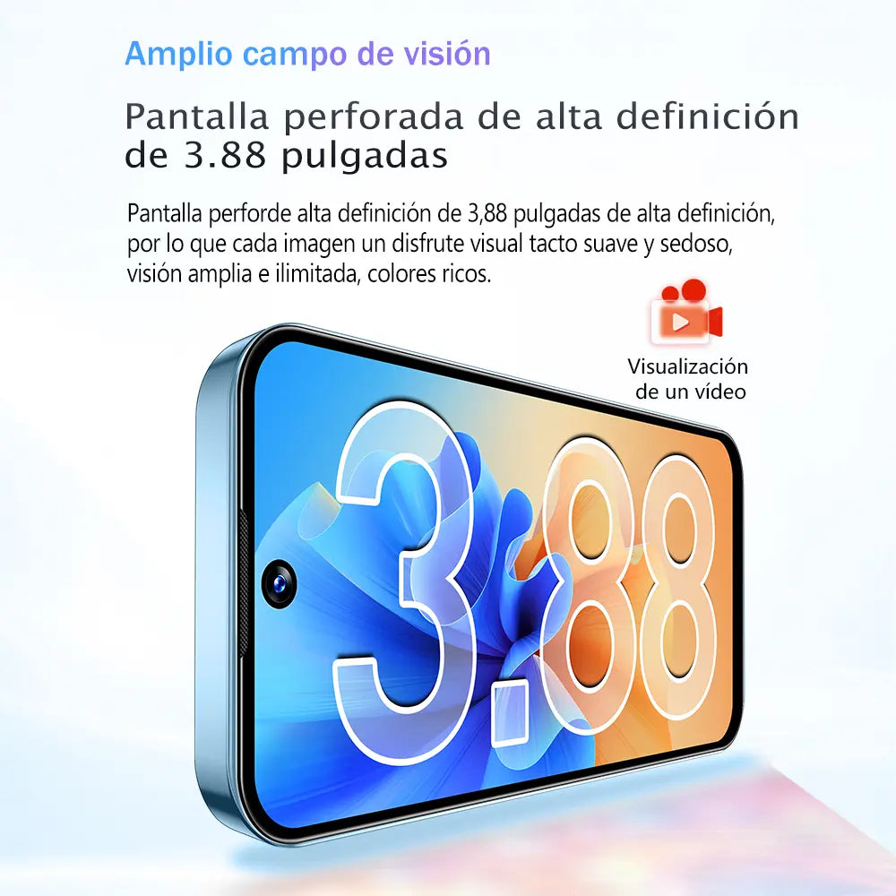Mini teléfono inteligente negro