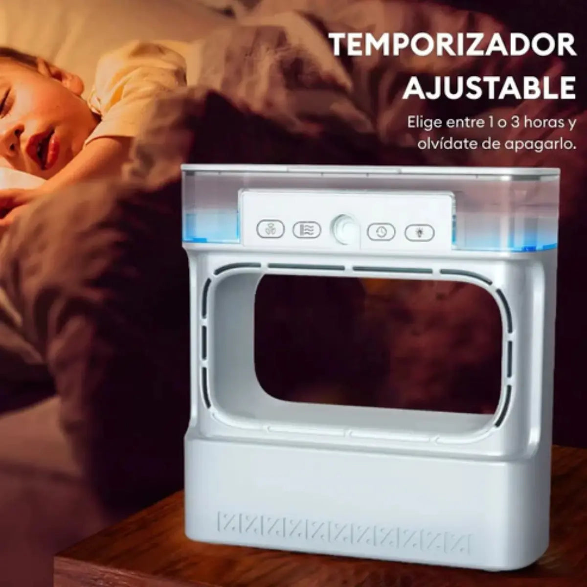 Mini aire acondicionado portátil sin aspa