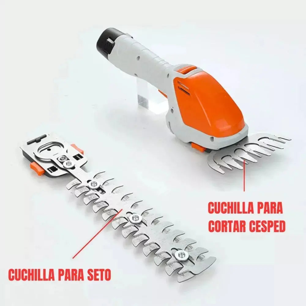 Cortasetos y desbrozadora 2 en 1 sin Cable