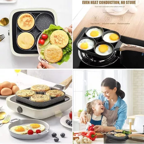 Sartén huevos 4 en 1