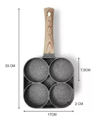Sartén huevos 4 en 1