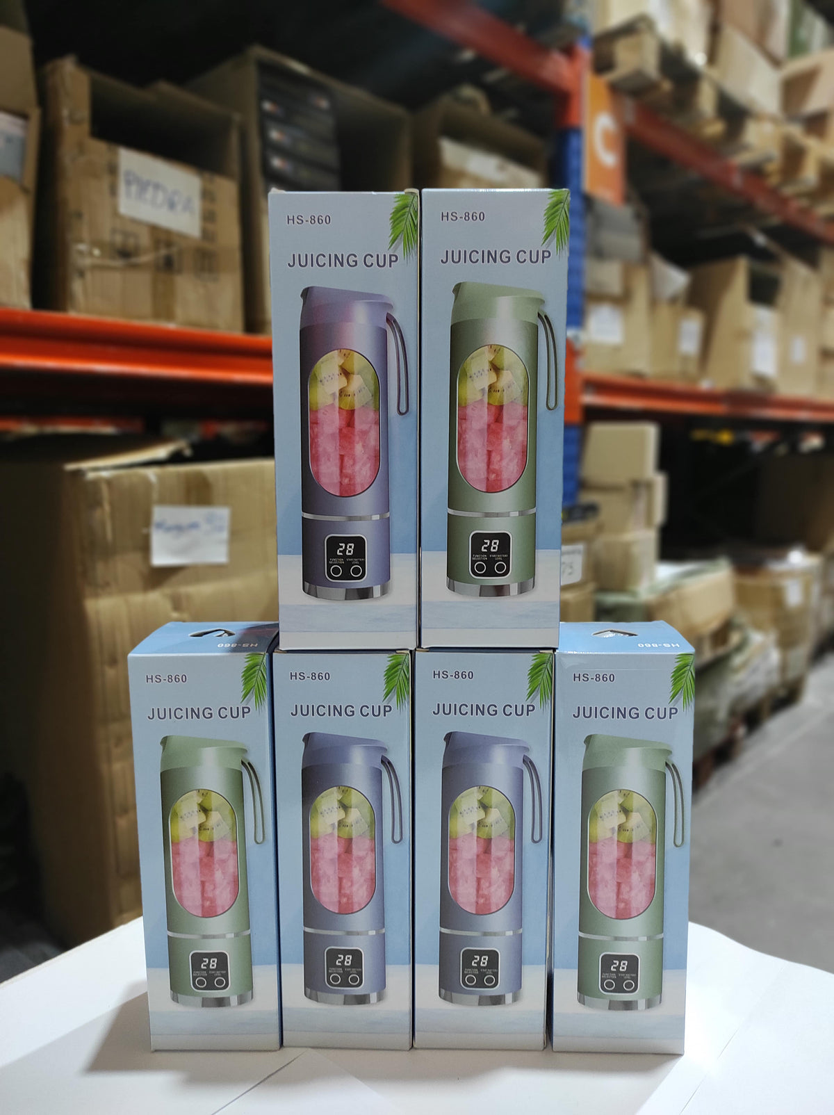 Licuadora de frutas de 450ml 8 cuchillas