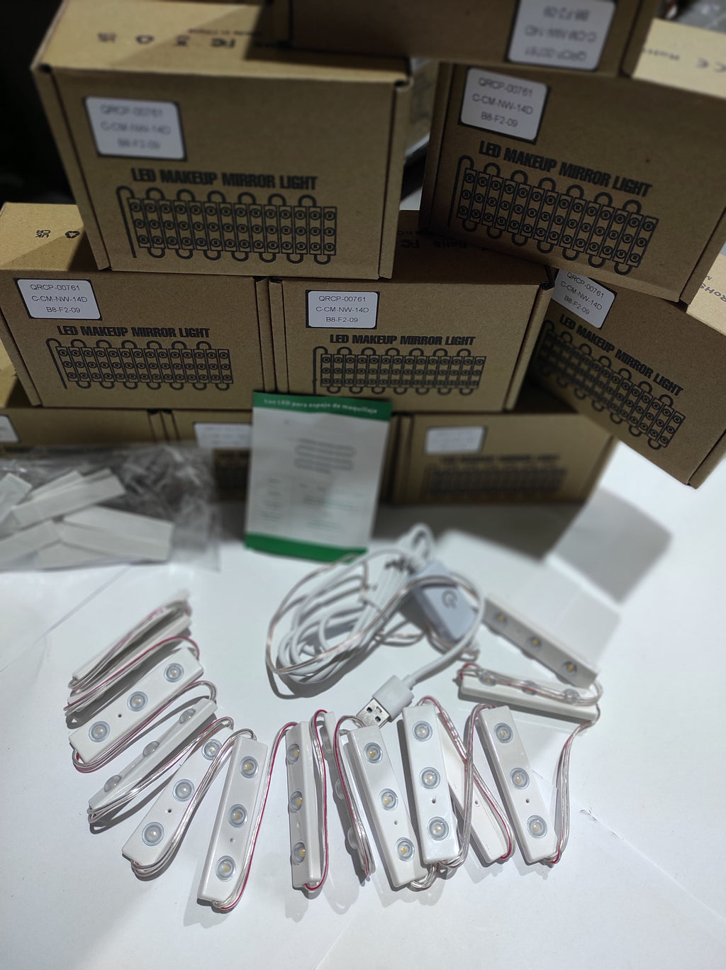 Tira de led para espejo