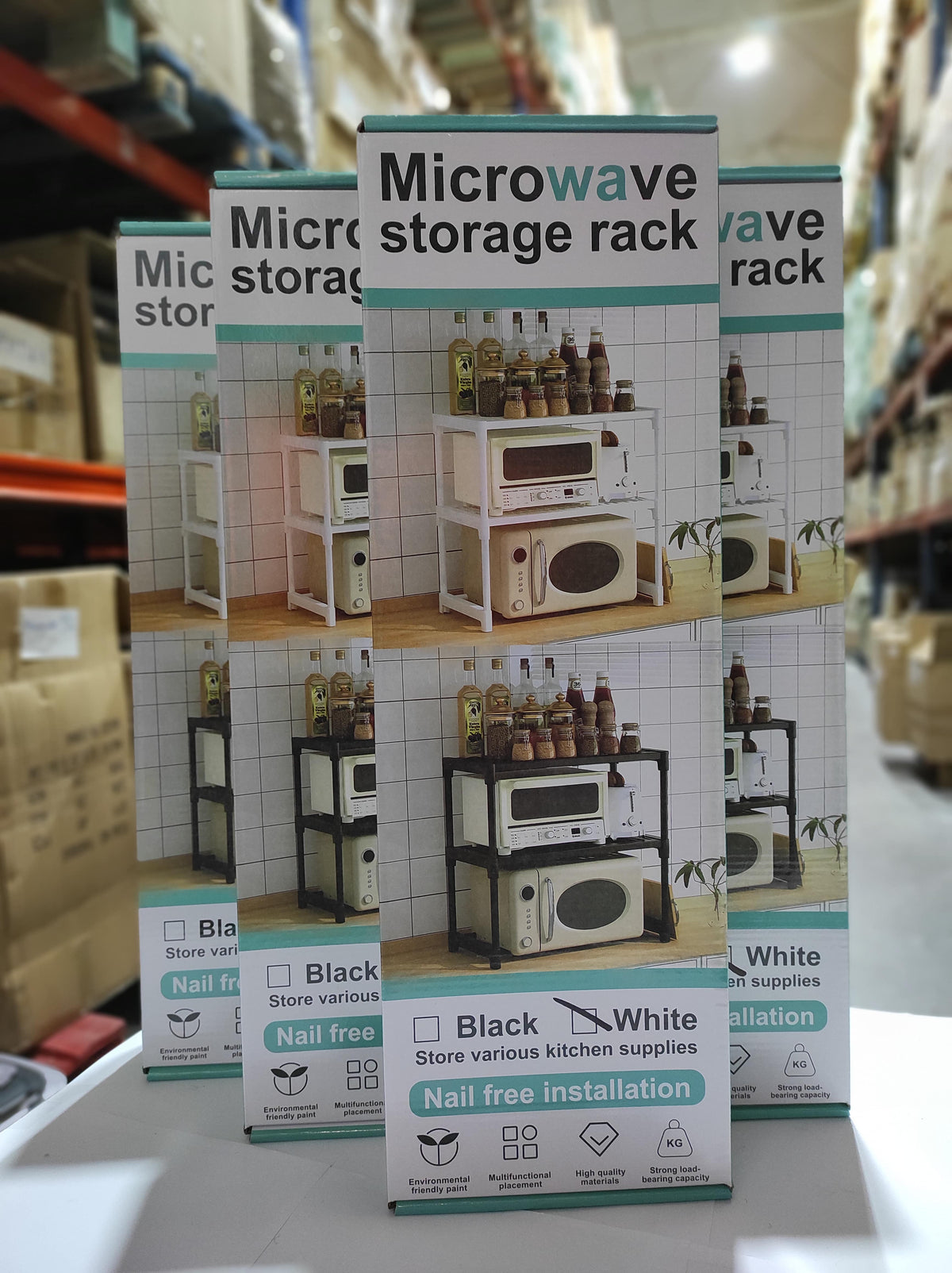 Estanteria extensible para microondas