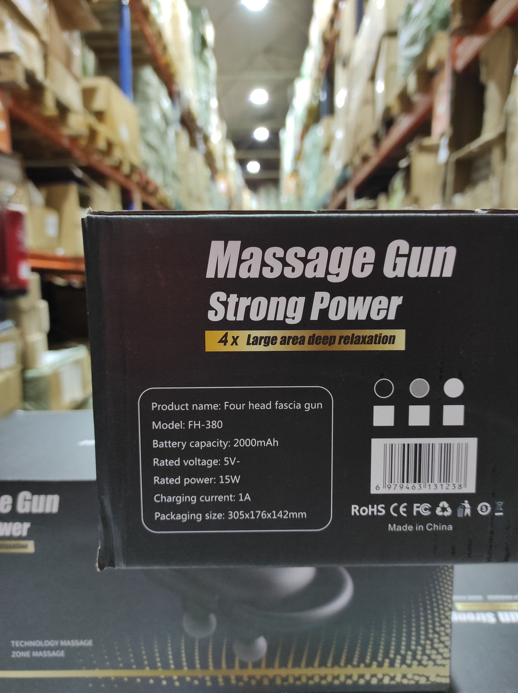 Masajeador muscular de 4 cabezas