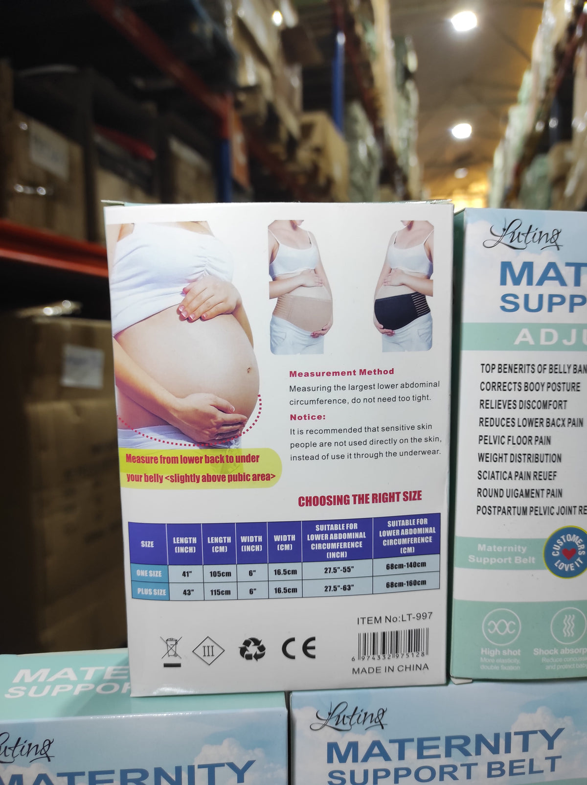 Cinturón de maternidad para embarazo