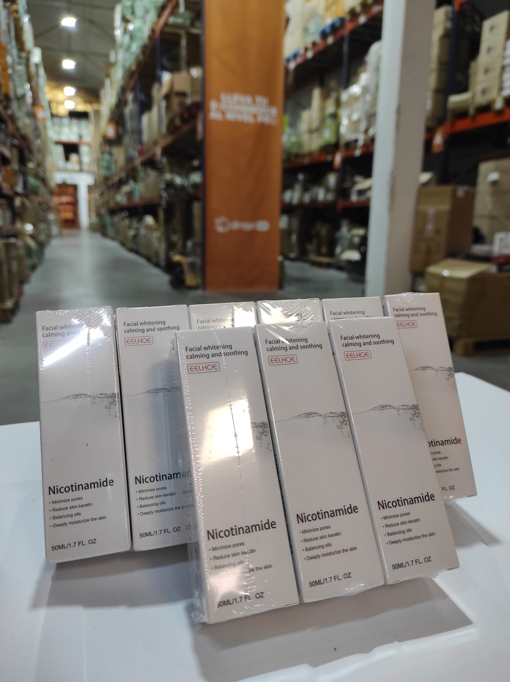 Serum facial con nicotinamida para cuidado de la piel