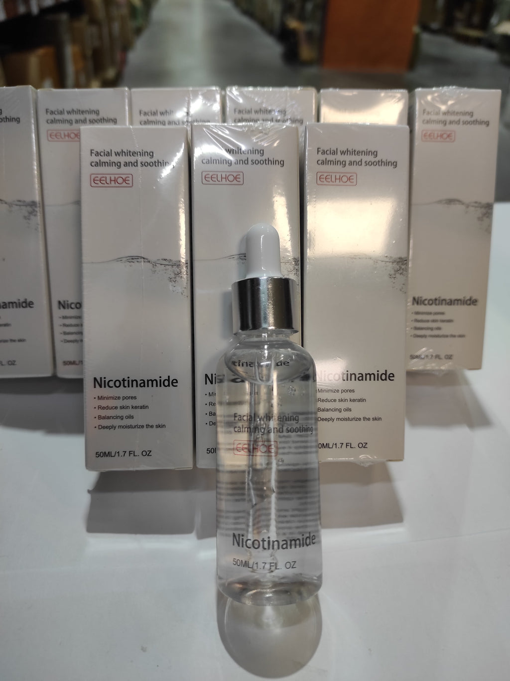 Serum facial con nicotinamida para cuidado de la piel