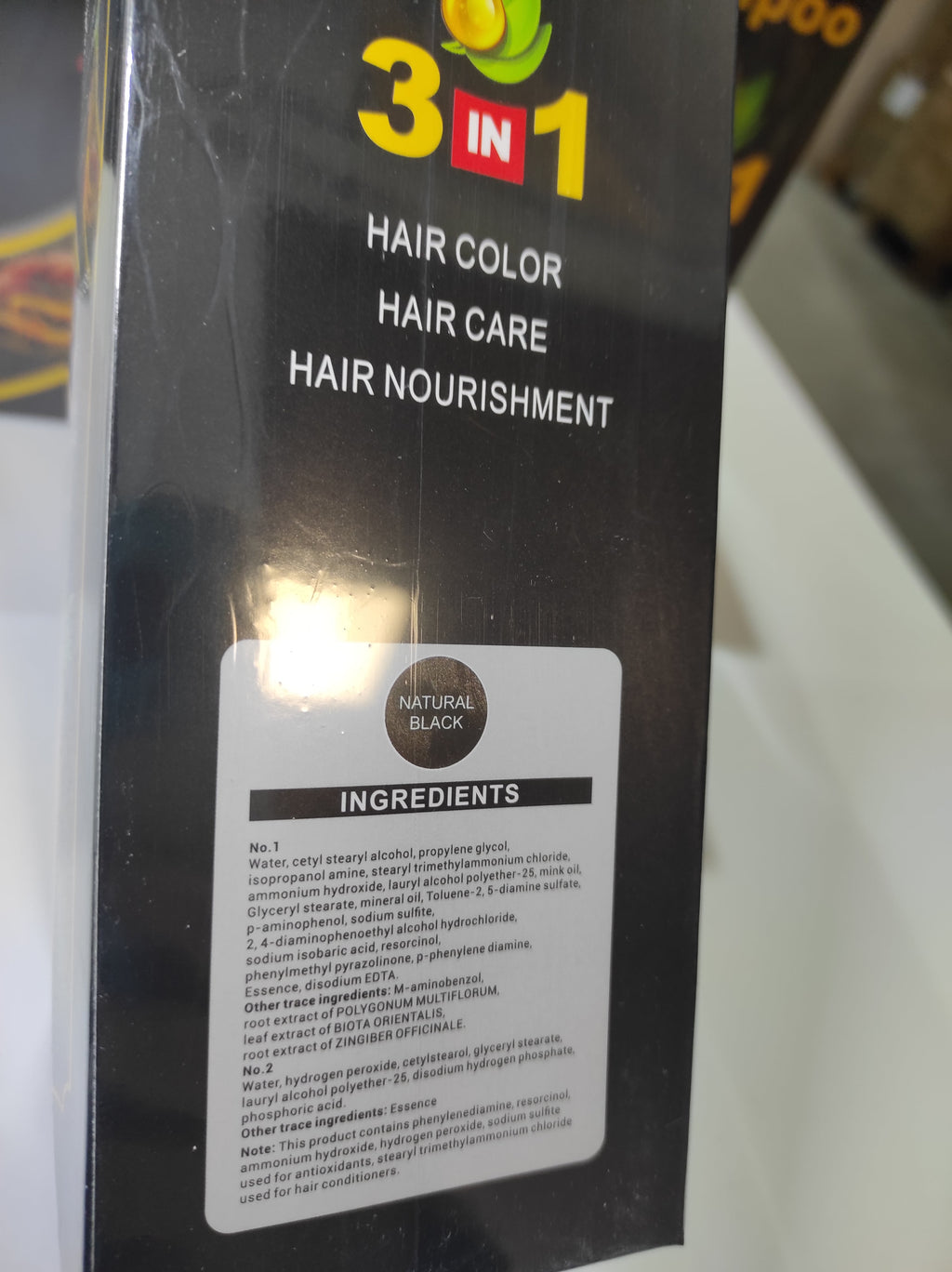 Champú para canas 500ml negro