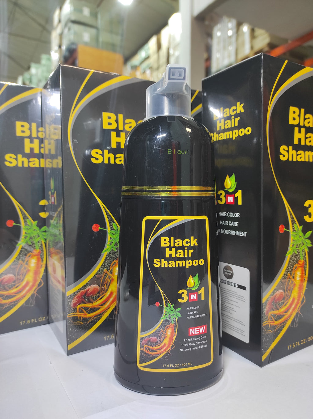 Champú para canas 500ml negro