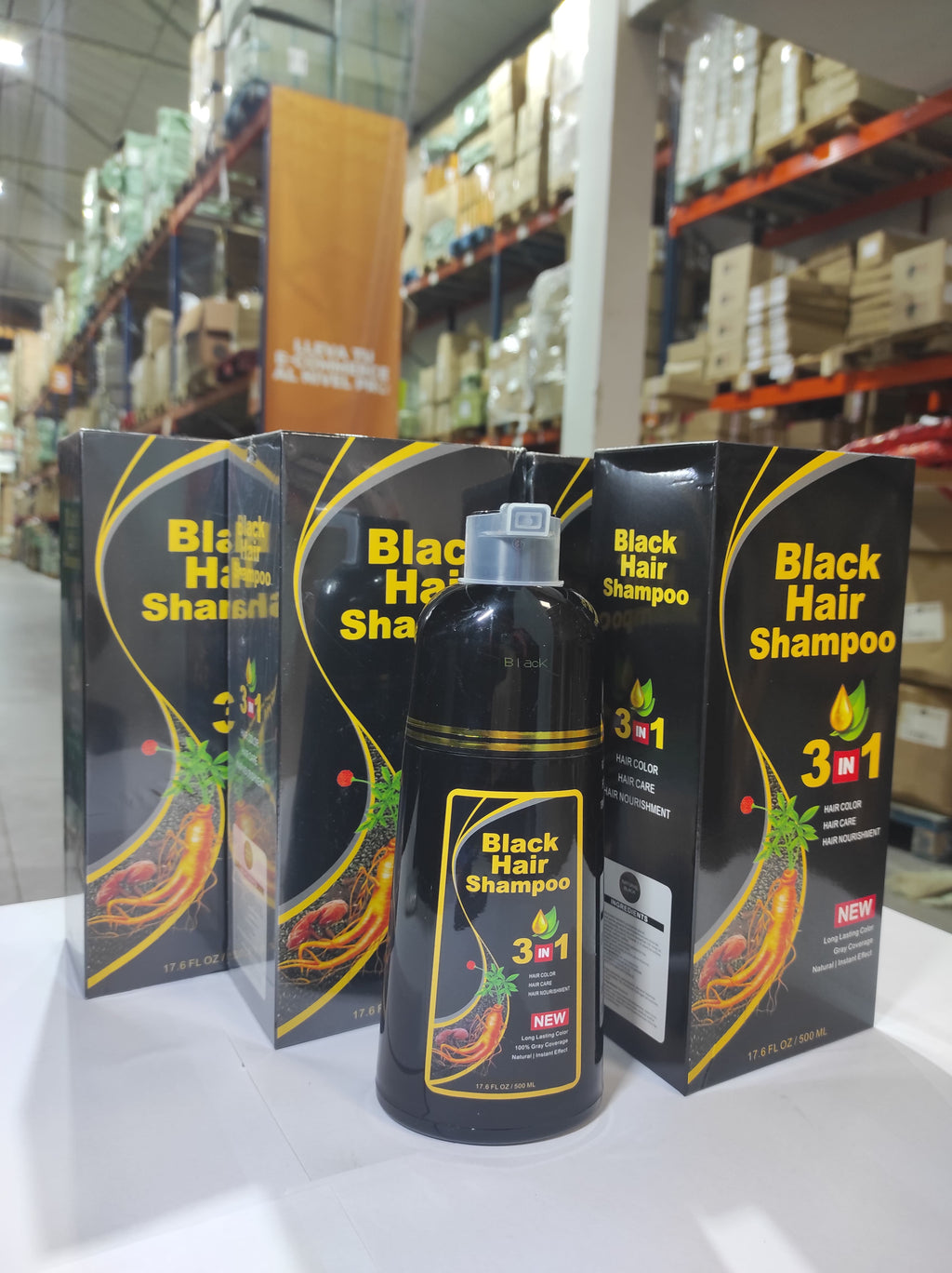 Champú para canas 500ml negro