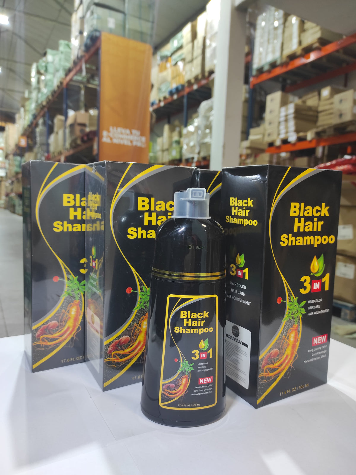 Champú para canas 500ml negro