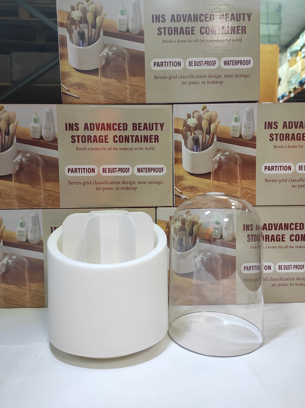 Cubo de almacenamiento para brochas