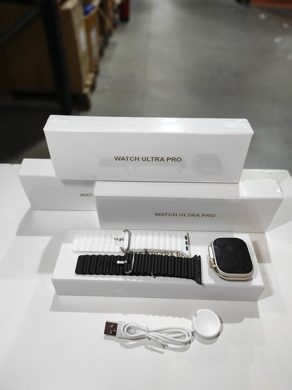 Smartwatch Ultra Pro con 2 correas ( negro + blanco )