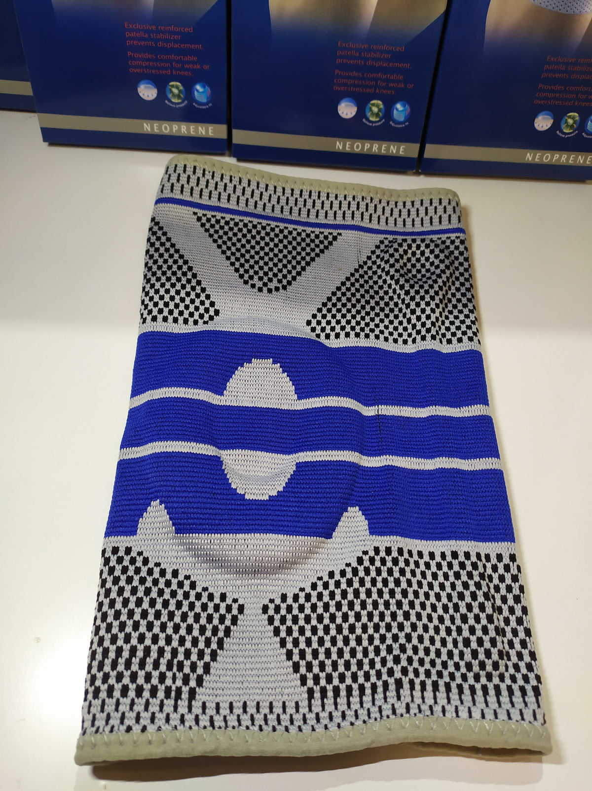 Rodilleras 1pcs tejido 3D con almohadilla