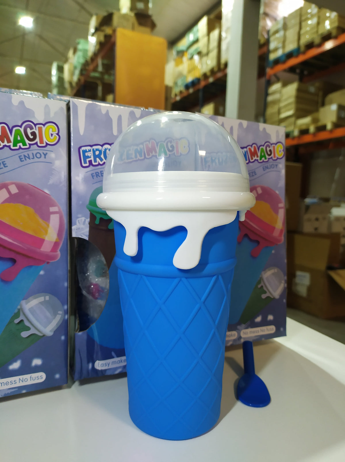 Taza para hacer granizado de silicona